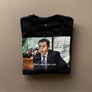 The Office Meme Long Sleeve Graphic Tee